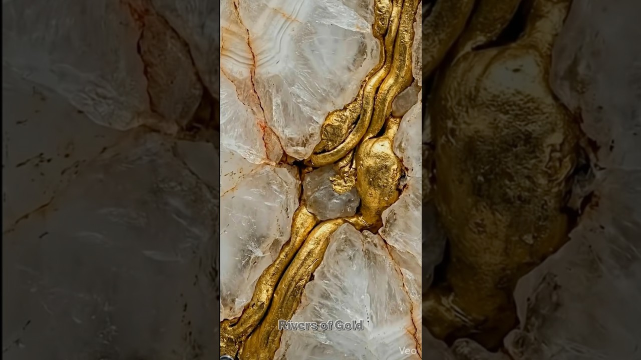 Found a Real Gold Vein Inside Quartz | Rare Natural Gold Discovery