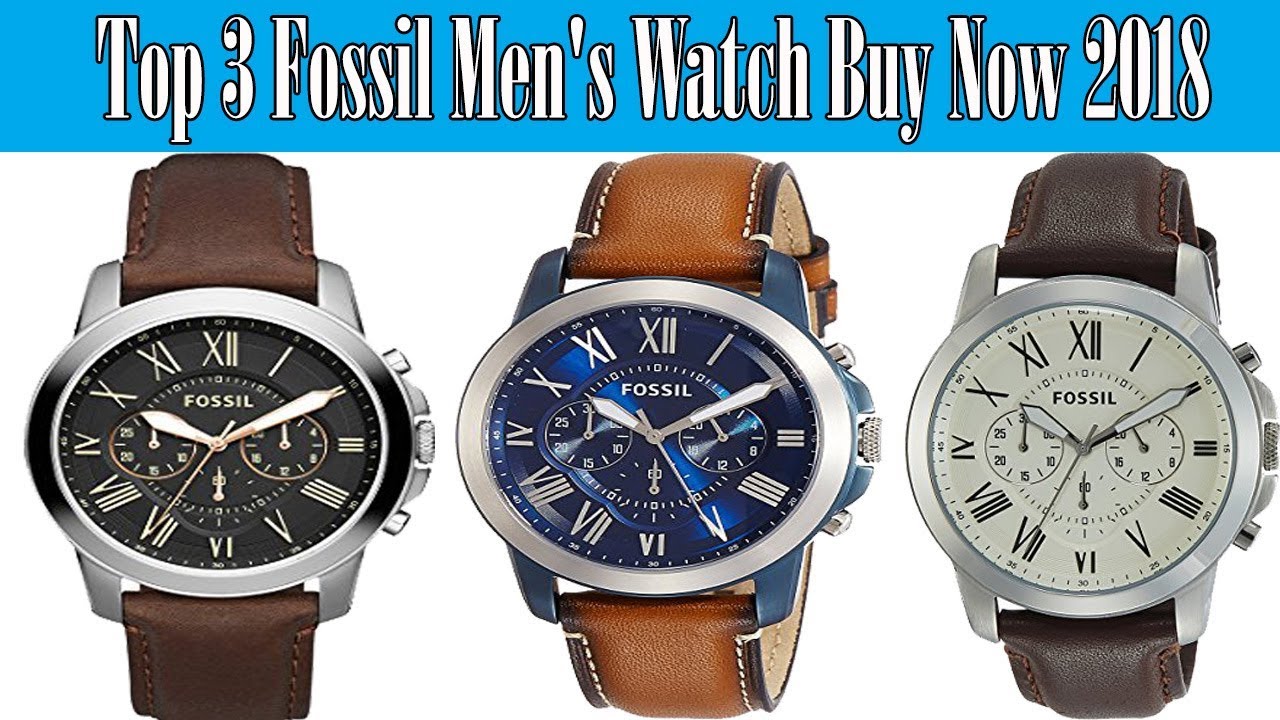 Top 3 Fossil Men's Watch Buy Now 2018 l Fossil FS4735 l Fossil Men's FS4813 l Fossil Men's FS5151