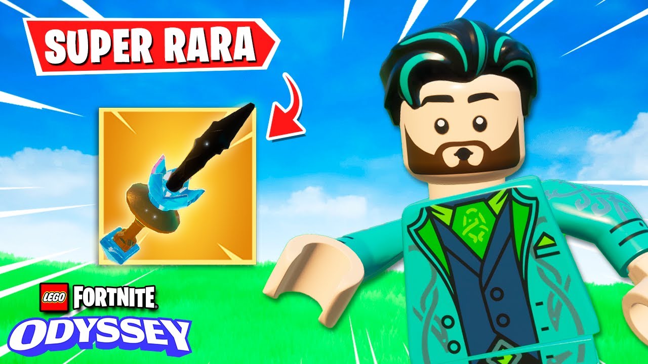 A Espada Mais Rara do LEGO Fortnite Odyssey (vale a pena?)