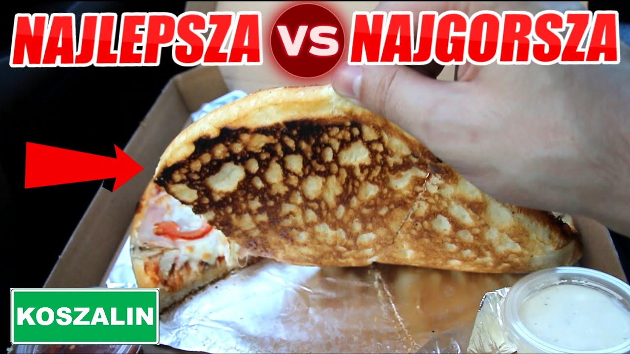 TEST NAJLEPSZA VS NAJGORSZA PIZZA W KOSZALINIE