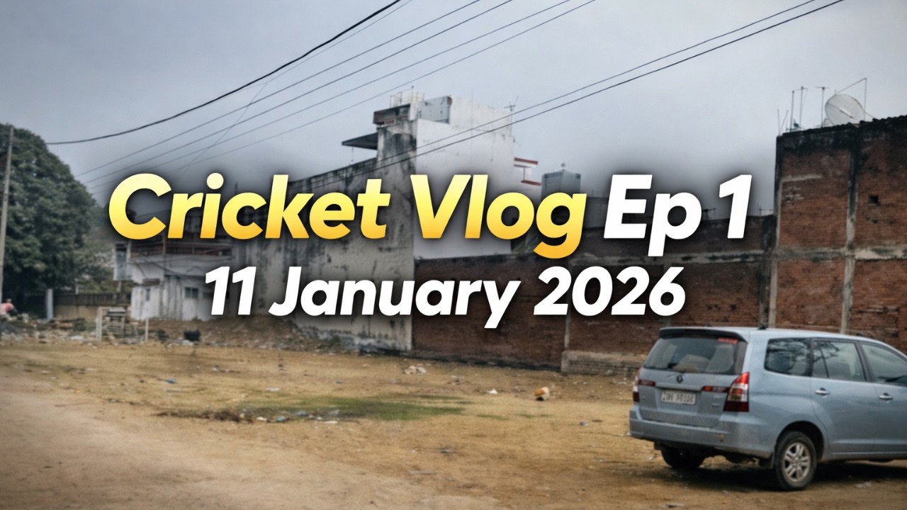Our First Cricket Vlog! 🏏 Match Day Madness | Ep 1