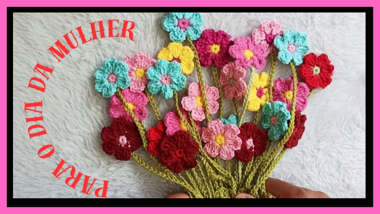 Lembrancinhas em Crochê para o Dia das Mulheres 🌸 | Tutorial Fácil Passo a Passo
