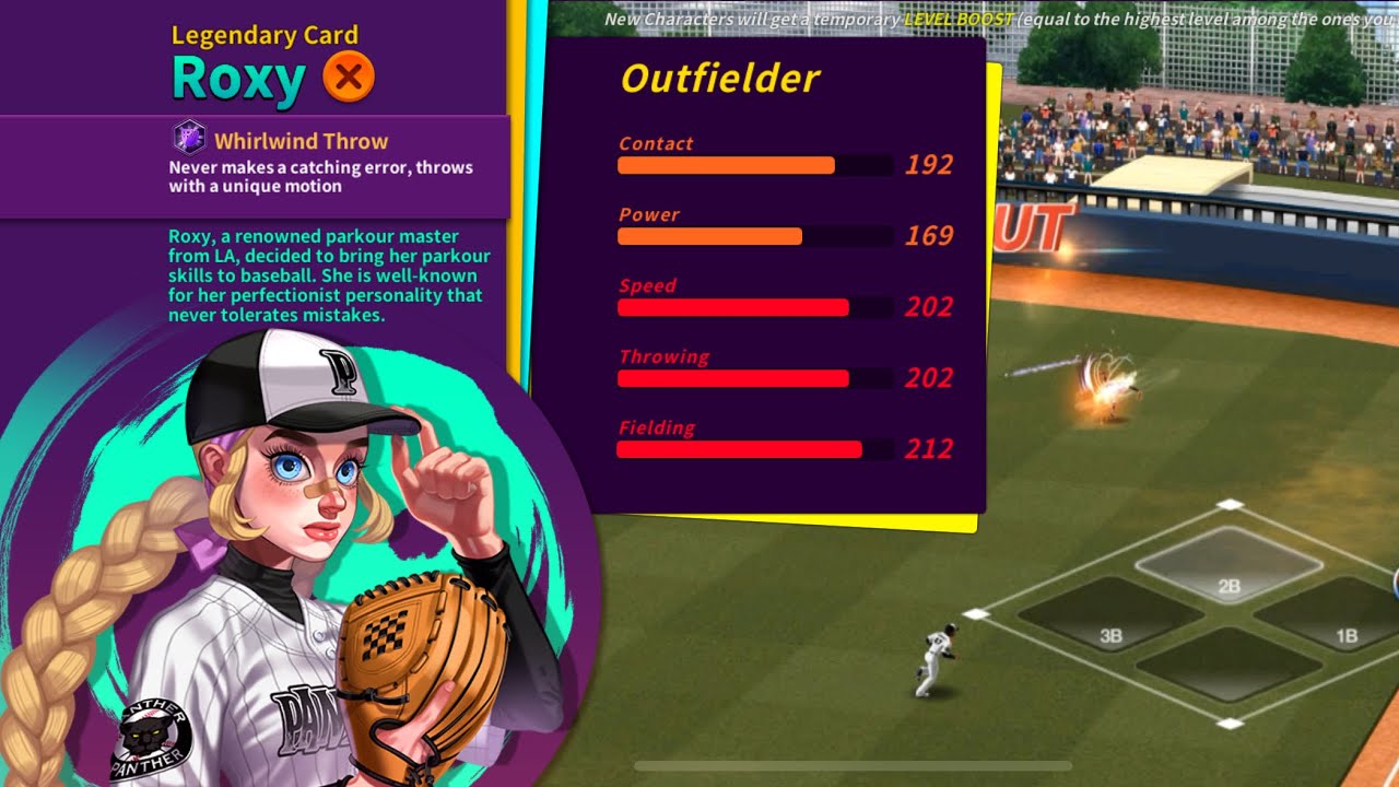 Baseball Clash — новый игровой процесс Roxy