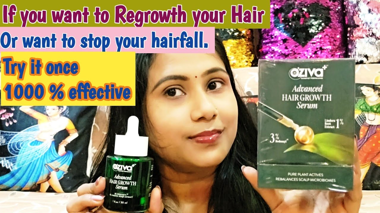 Best product for Hair growth ll Oziva ll Hair Serum ll Oziva Advance Hair Growth Serum Review