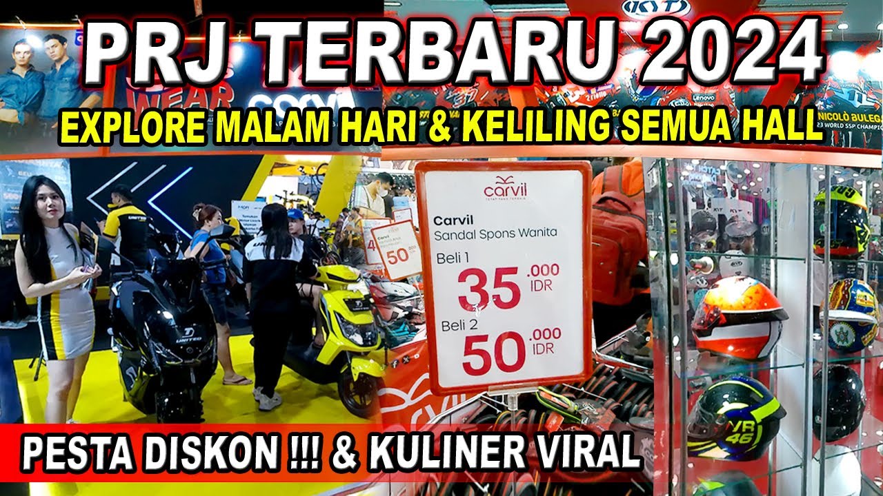 Explore PRJ 2024 Malam Hari | Pekan Raya Jakarta Fair  | PRJ terbaru 2024