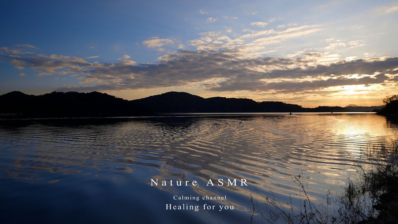 Расслабляющая и успокаивающая атмосфера - нежные звуки воды, успокаивающий ASMR