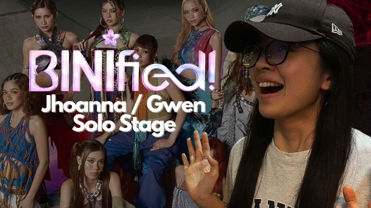 BINI JHOANNA & GWEN SOLO PERFORMANCE STAGE AT BINIFIED REACTION