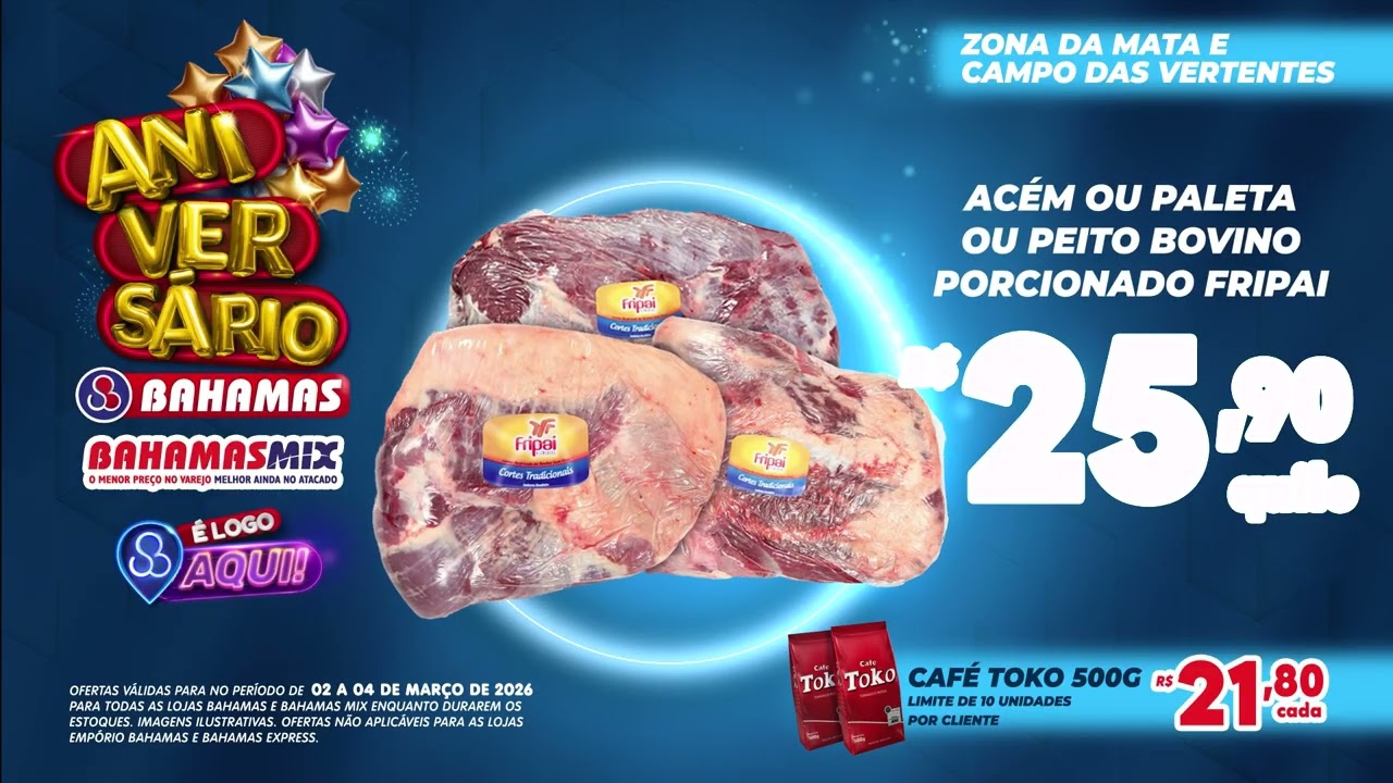 Especial de Anivers&aacute;rio - 02 a 04/03/2026 - Zona da Mata