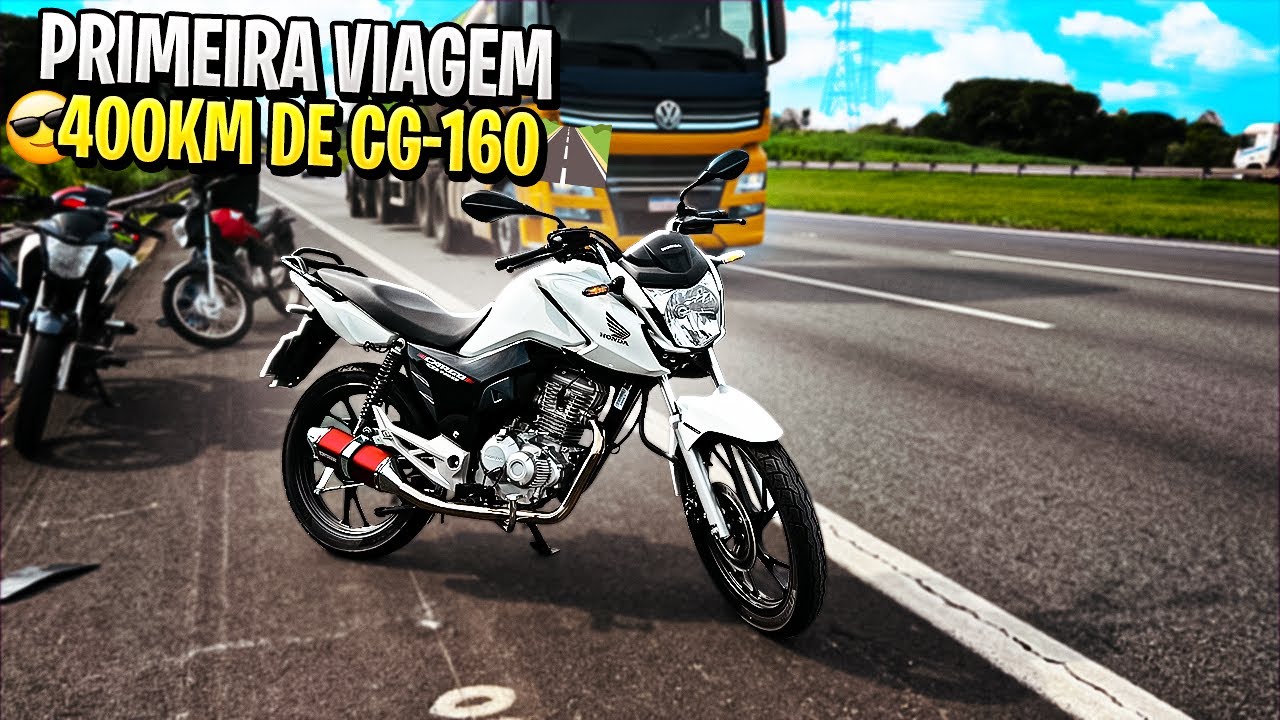 PRIMEIRA VIAGEM COM CG 160 2022 QUASE DEU RUIM