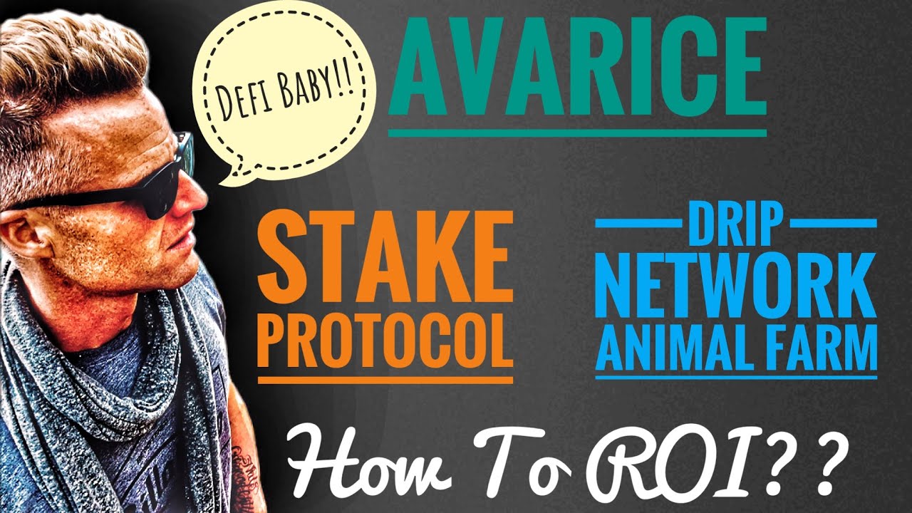 💸This Is How To ROI... AVARICE, STAKE, DRIP NETWORK...💰