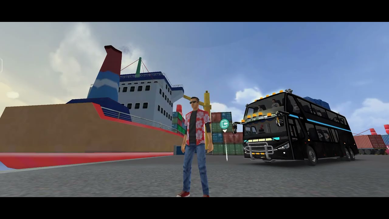 Bus indonesia simulator black ghoda