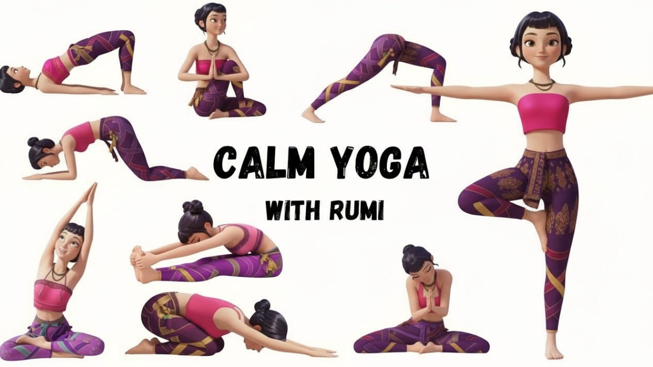 Relax Yoga for Kids | RUMI x KPop Demon Hunters | Stress Free