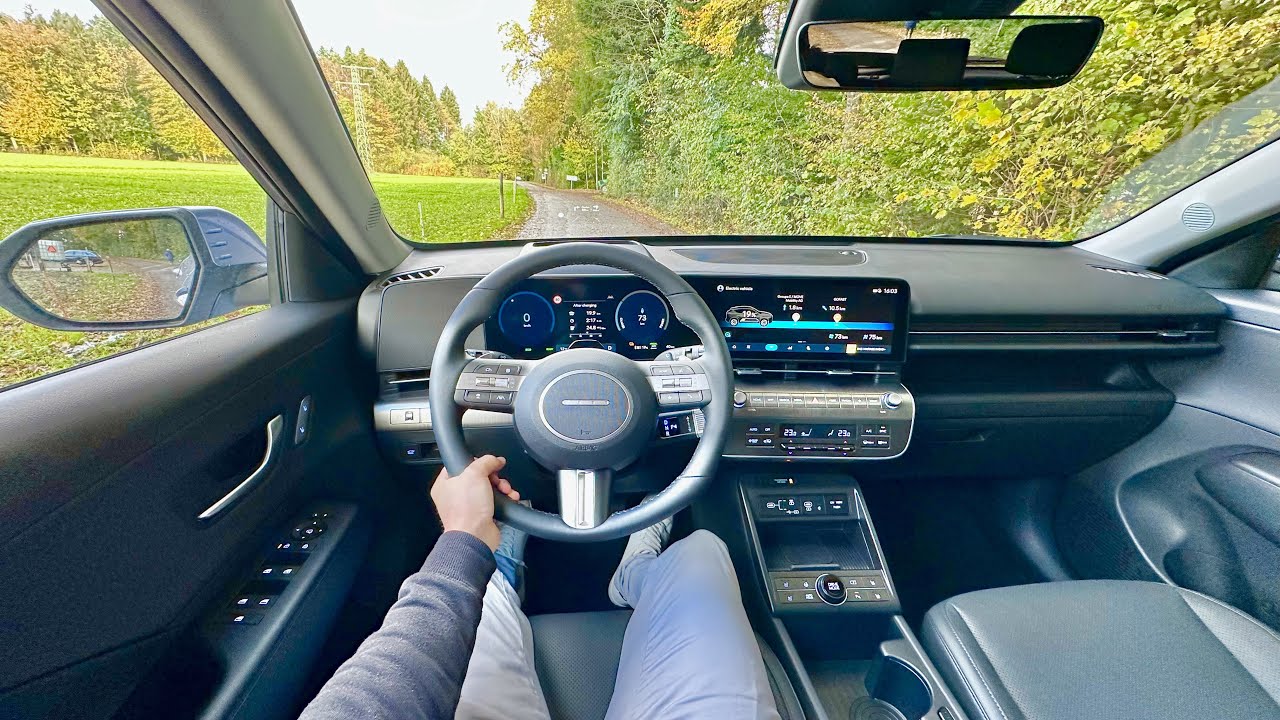 New Hyundai Kona Electric 2024 Test Drive POV