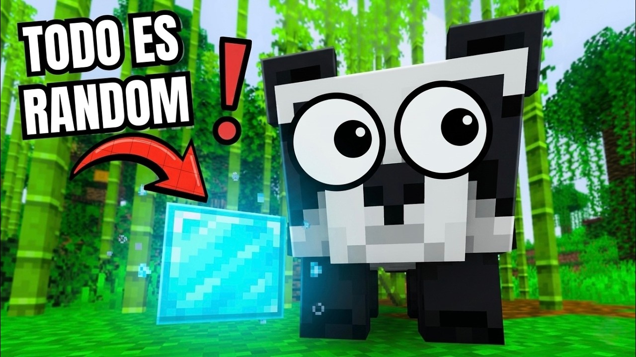 MINECRAFT pero TODO es RANDOM