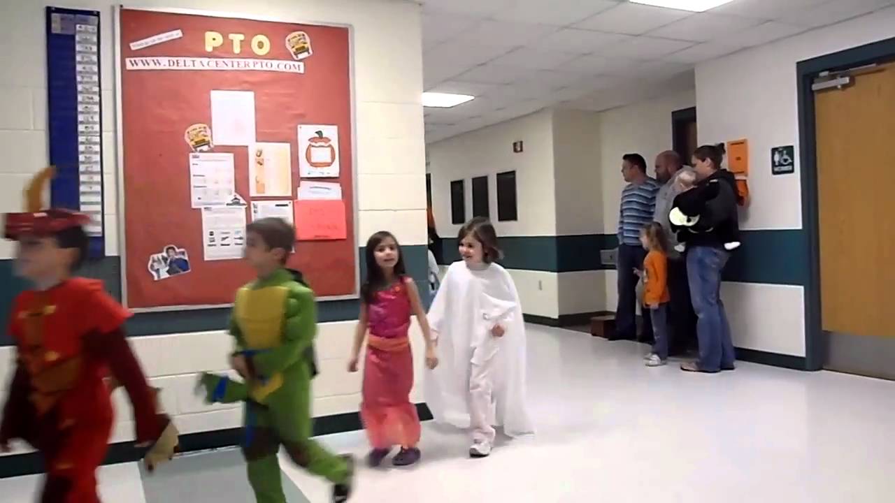 Halloween Parade at elementary school