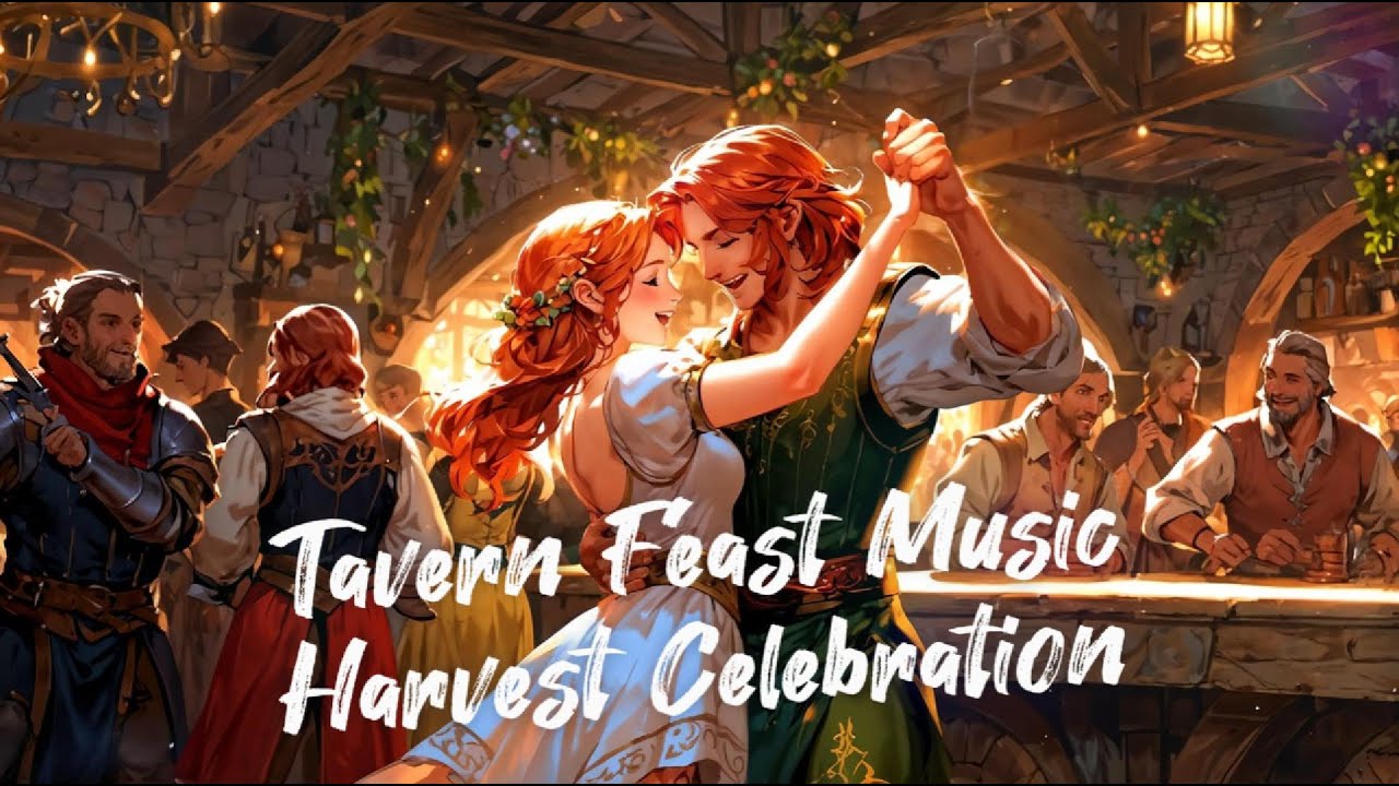 Epic Fantasy Tavern Feast | Medieval Party Music | Harvest Celebration