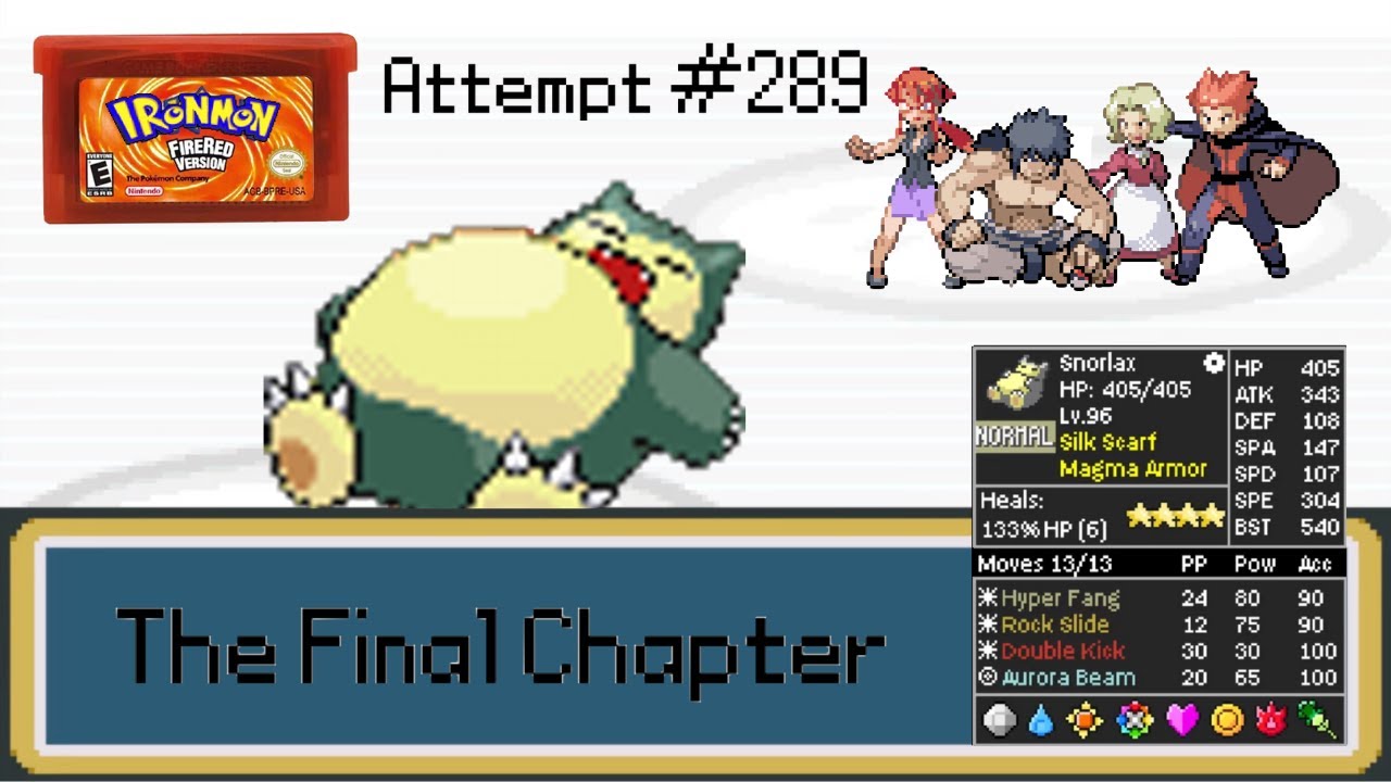 Pokémon Fire Red Ironmon Challenge / Run #289 - Elite 4 & Champion