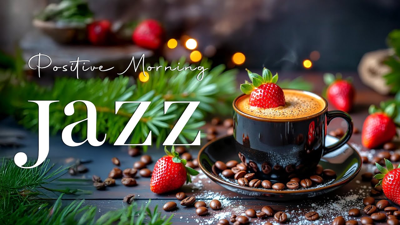 Positive Morning Jazz ☕ Relaxing Sweet Coffee Jazz Instrumental & Bossa Nova Piano for Joyful Moods