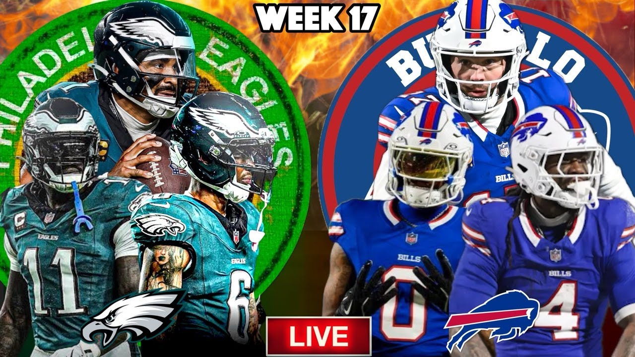 🏈 Eagles vs Bills, ULTIMATE Live Stream Reaction | Week 17