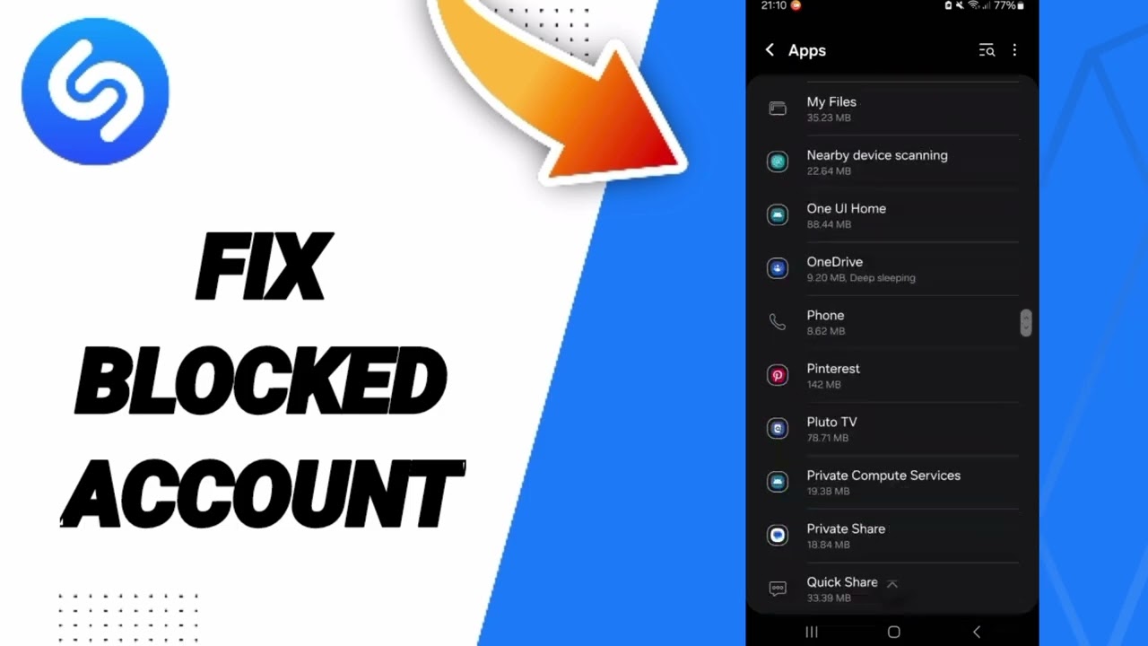 How To Fix Blocked Account On Shazam App 2025
