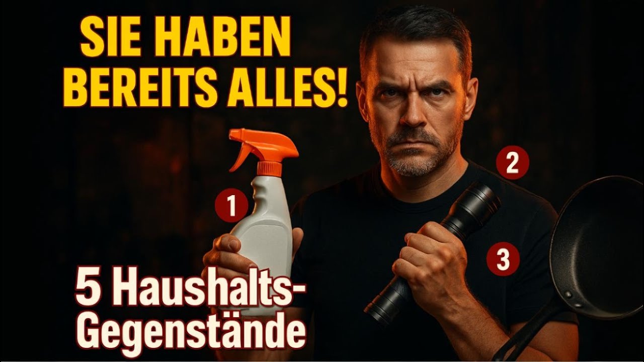 Handbuch zur Plünderer-Abwehr: 5 Haushaltsgegenstände, die zu tödlichen Waffen werden.