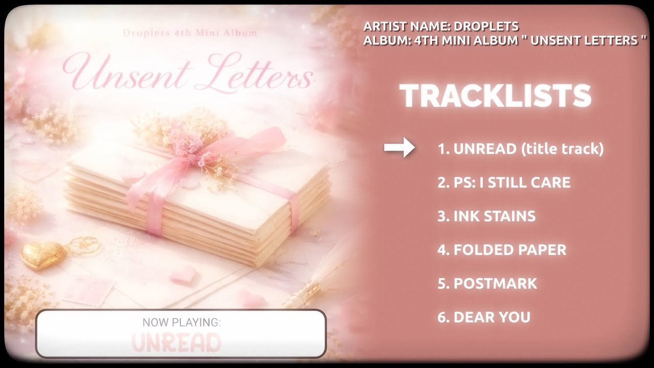 Droplets – Unsent Letters (4th Mini Album | Full Album)