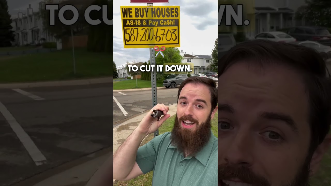 BEWARE of We Buy Houses for Cash Signs- Don&rsquo;t Fall For it!