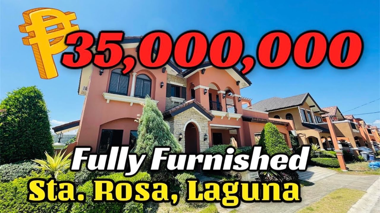 House Tour71 Fully Furnished Italian Inspired House and Lot for sale in Sta. Laguna Valenza(SOLD)