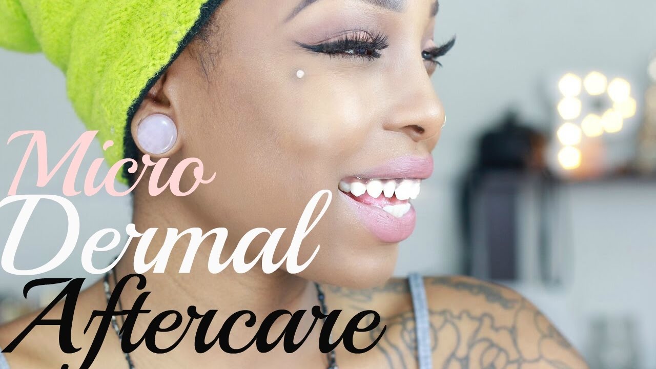 How to Care + Heal Infected Dermal Piercing