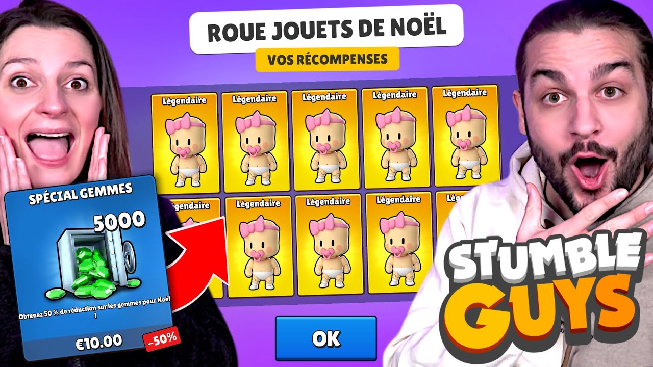 MEGA BUG SUR CETTE OFFRE ! ON PACK LE BÉBÉ LÉGENDAIRE ! PACK OPENING SUR STUMBLE GUYS !