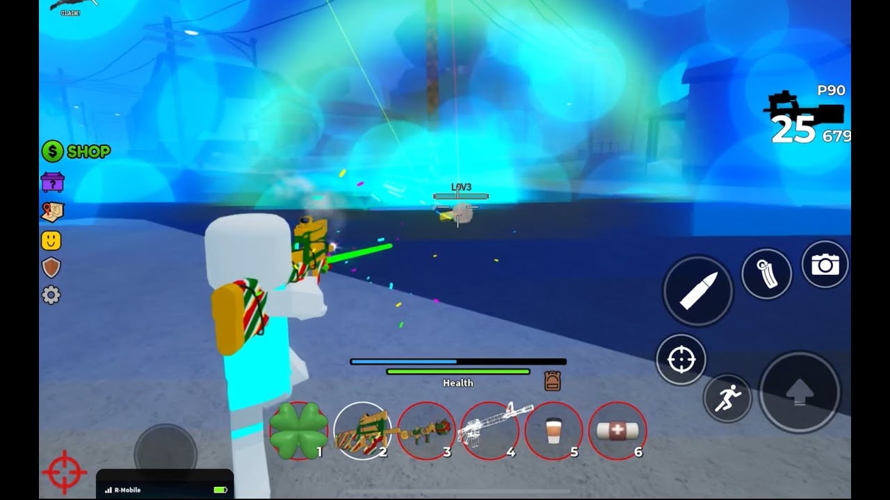 Roblox Ohio raid with p90 RPG and m4a1