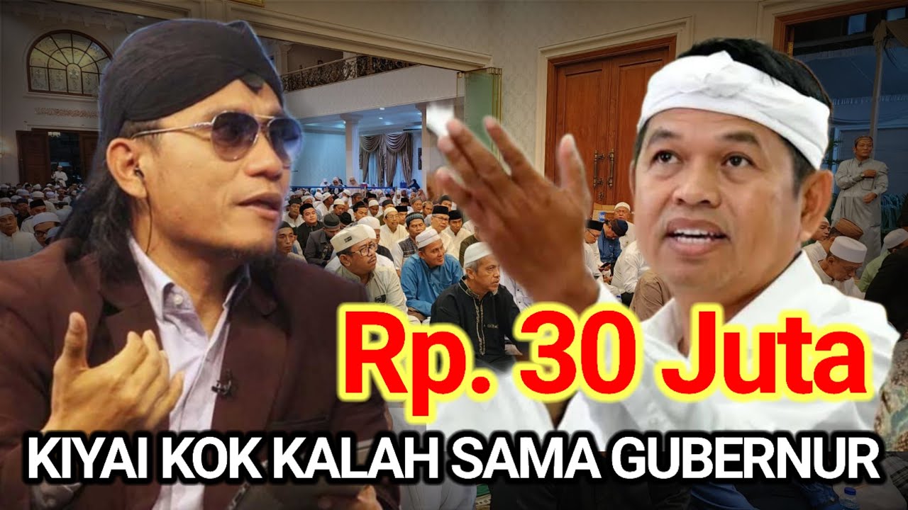 Rp 30 Juta! Kiyai Kalah dari Gubernur? Fakta Sebenarnya Terungkap