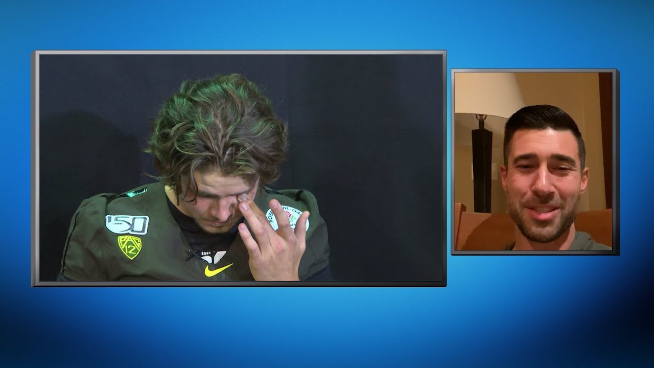 Justin Herbert reflects on his career after emotional messages from Pac-12 legends