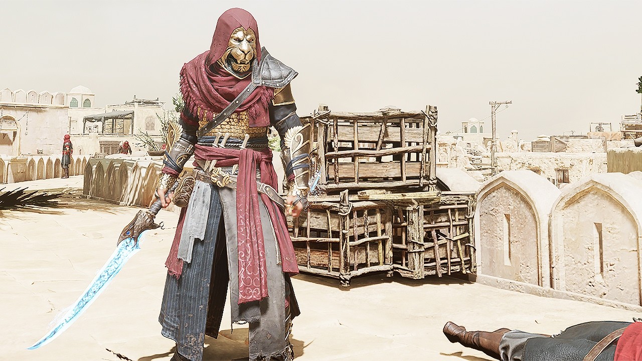 Assassins Creed Mirage : Unstoppable Flawless Combat in Guardian Outfit at Great Garrison