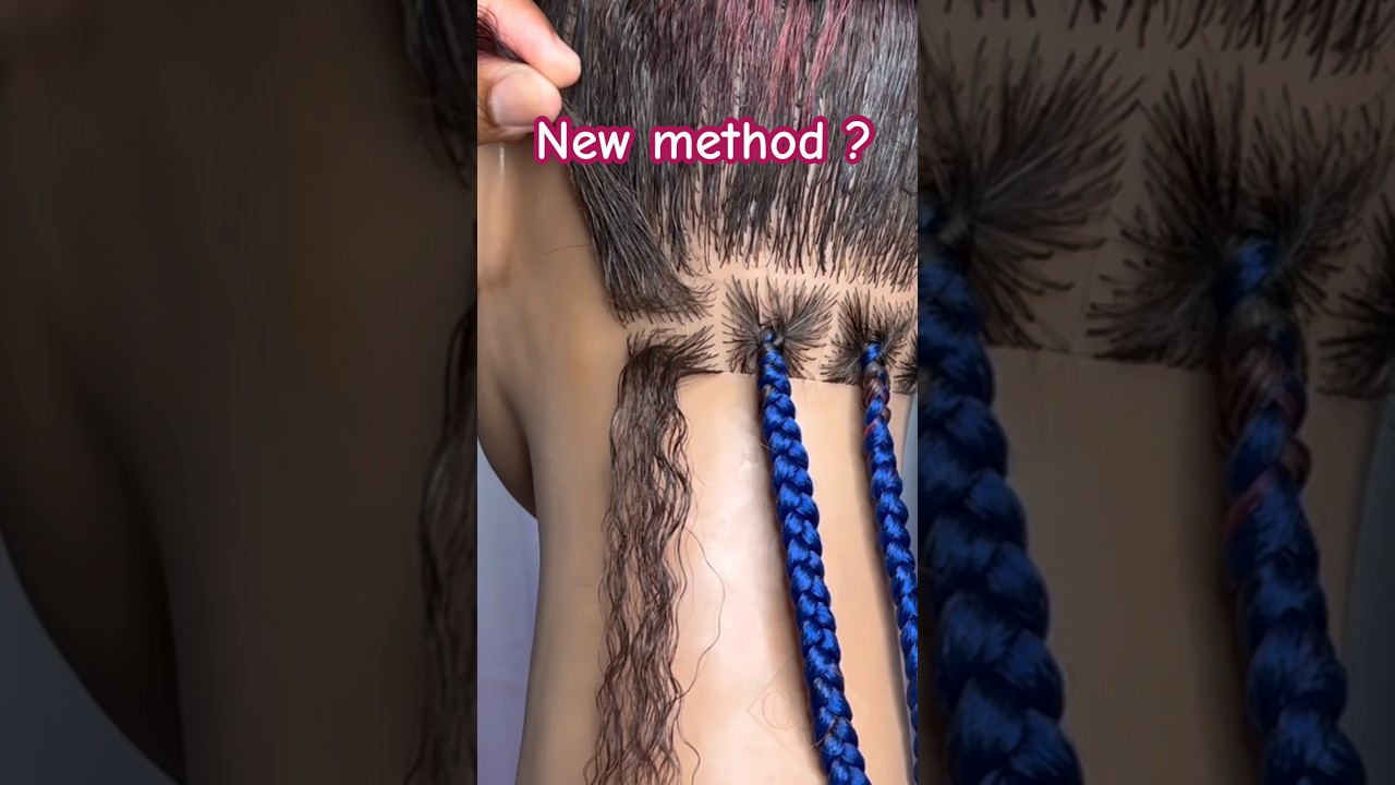 Full tutorial on my channel showing ways on how to feed in hair for braids. Click the link above