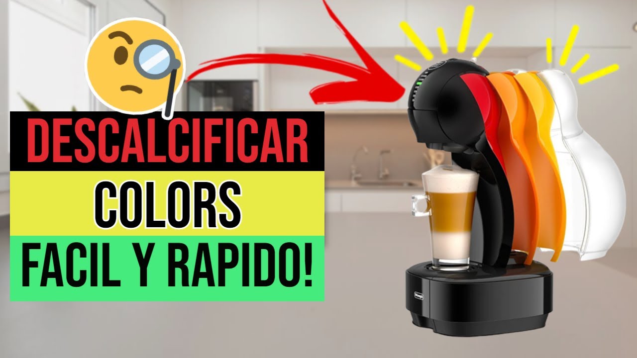 ✅☕Cómo DESCALCIFICAR Cafetera Nescafé Dolce Gusto COLORS☕✅