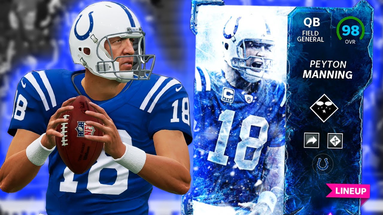 Zero Chill PEYTON MANNING gets BOTH Gunslinger & Hot Route Master!