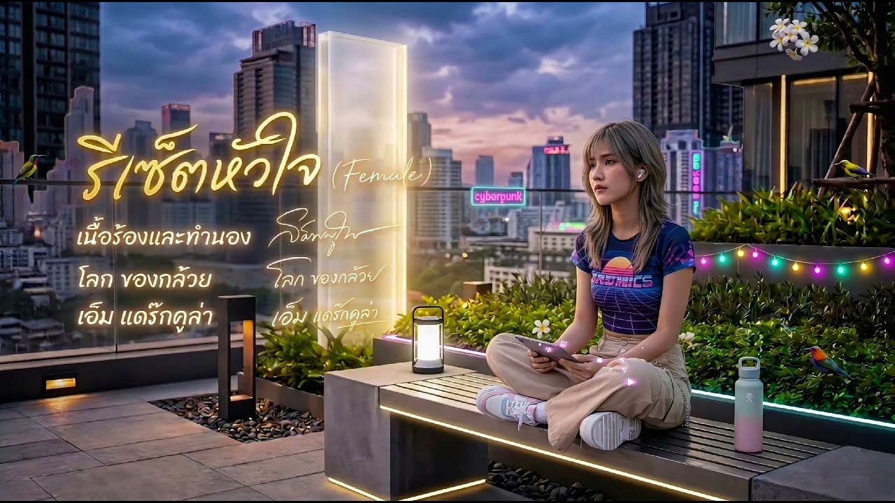ไกด์ เพลง รีเซ็ตหัวใจ.                                 เนื้อร้อง/ทำนอง โลกของ กล้วย/เอ็ม แดร๊กคูล่า