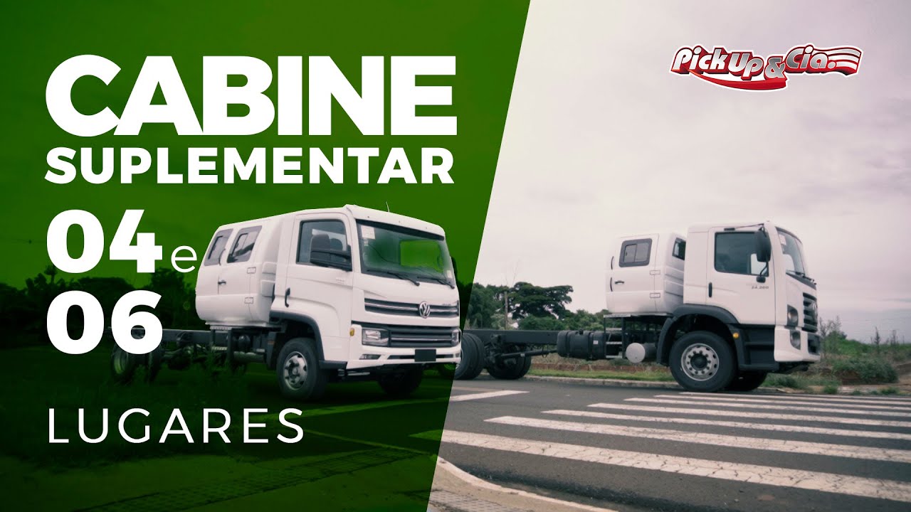 Cabine Suplementar 4 e 6 Lugares - Modelo Universal - Pickup&Cia