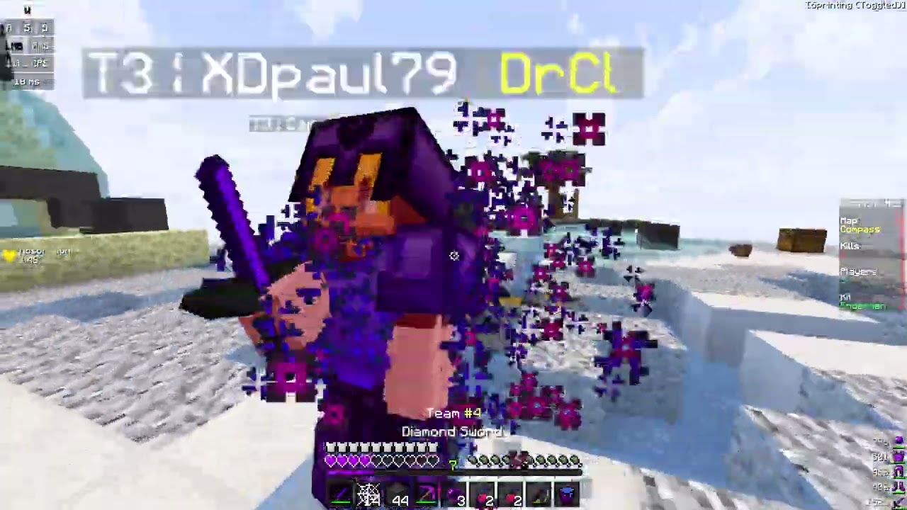 minecraft pro vs. duo-teams in skywars