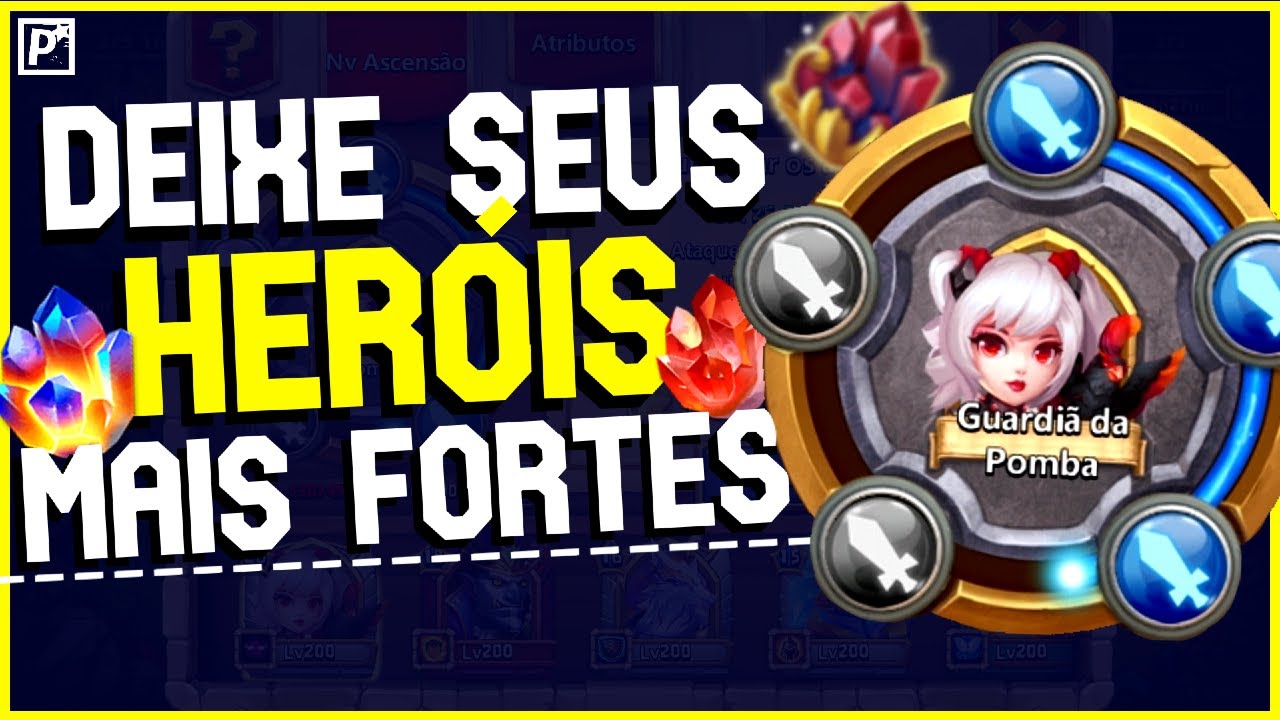 COMO EVOLUIR A ASCENSÃO DE HERÓIS LENDÁRIOS E ÉPICOS | CASTLE CLASH DICAS