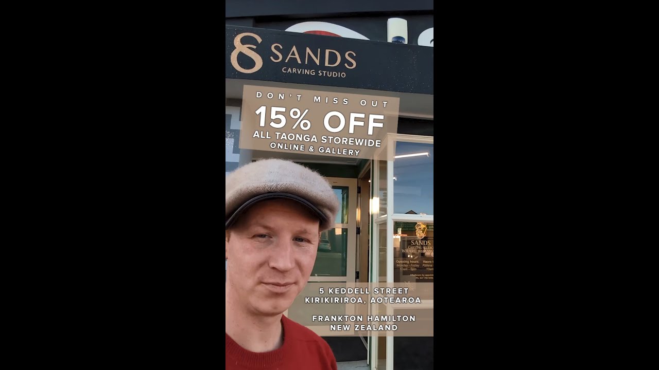 August Sale - 15% off storewide at Sands Carving Studio and Jewellery House