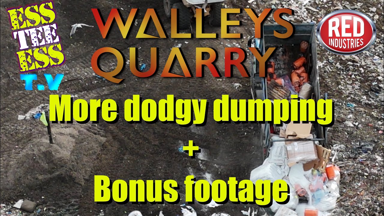 Walleys Quarry/Red Industries - 12/11/2024 - More suspect dumping + inconsiderate lorry parking 😤