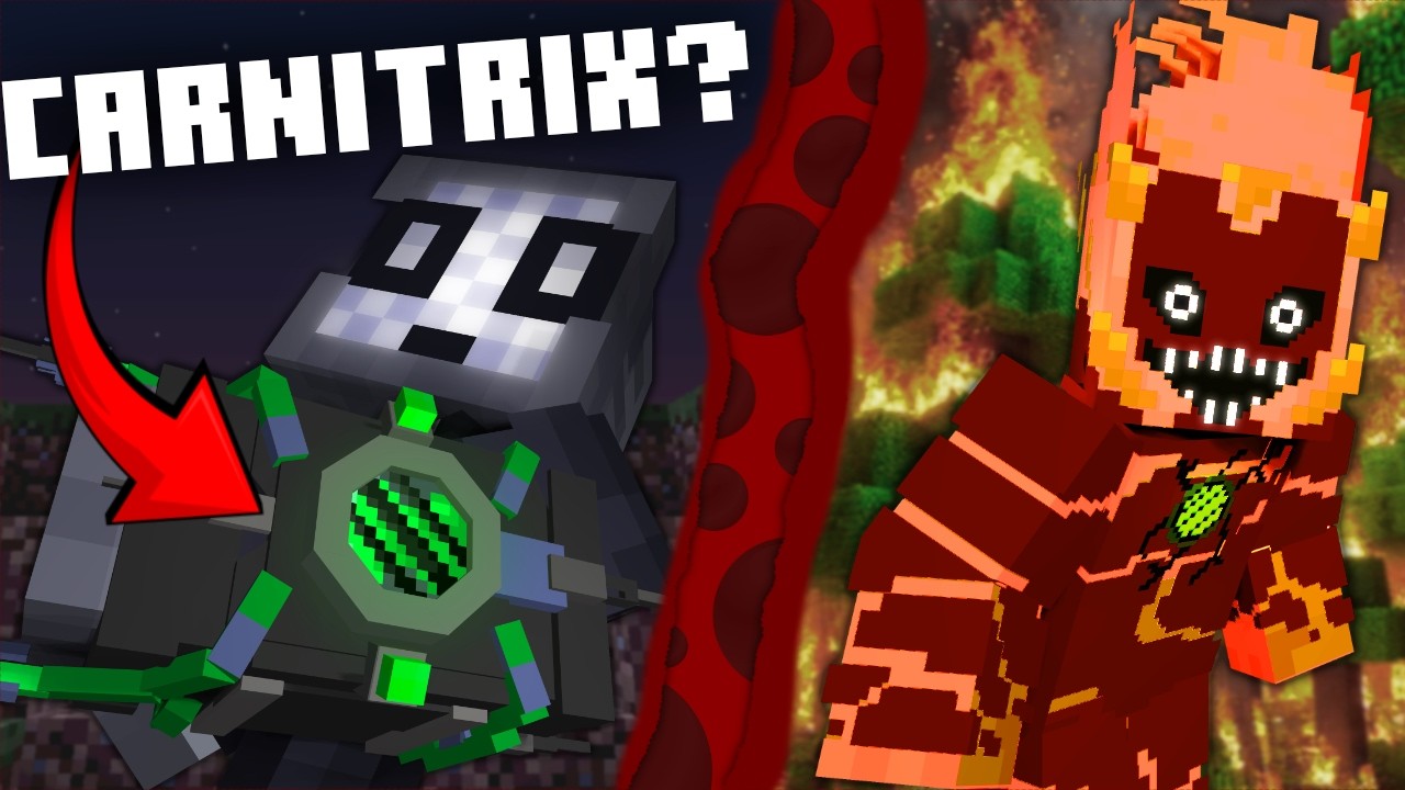 Marshy добавил Карнитрикса... Обновление дополнения Marshy (Minecraft Ben 10)