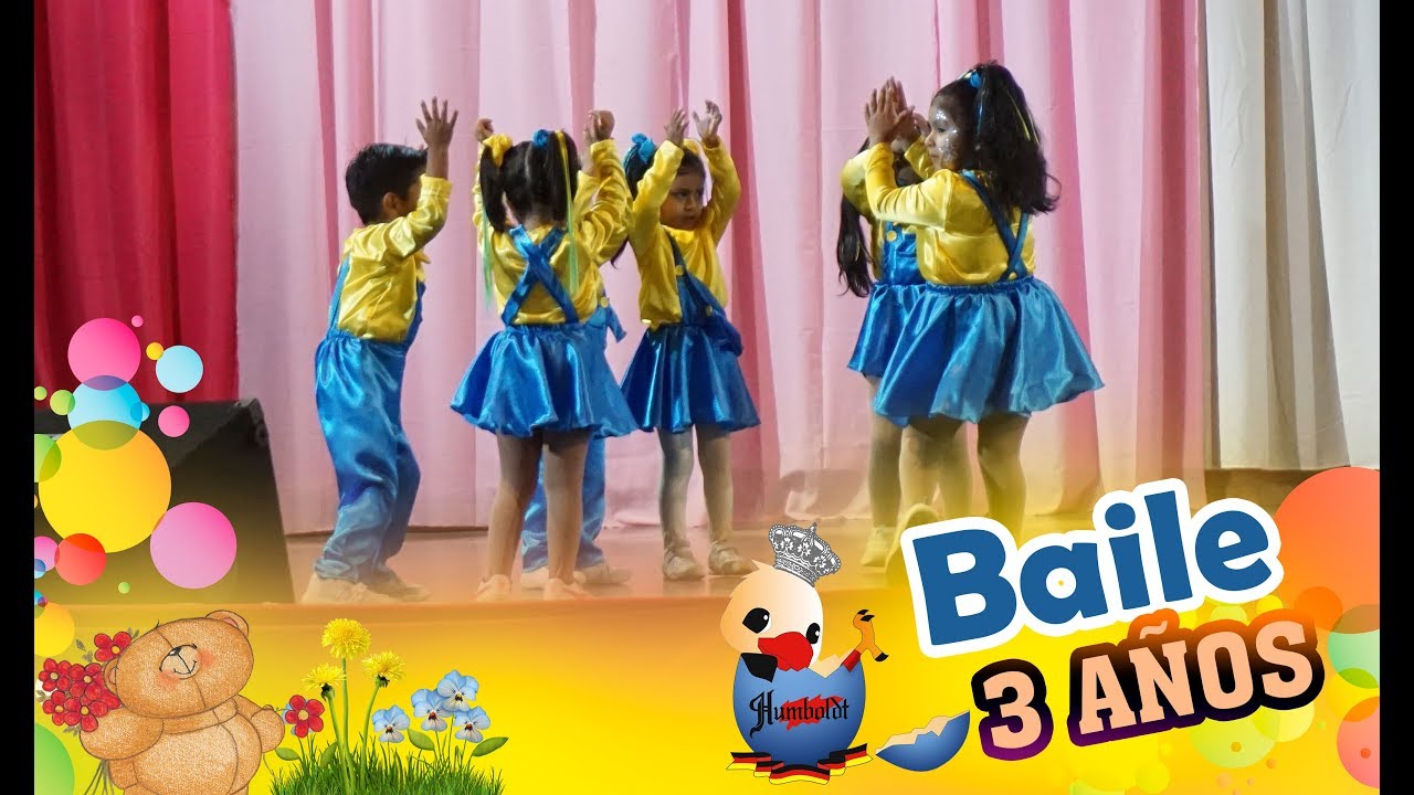 BAILE NIÑOS DE 3 AÑOS