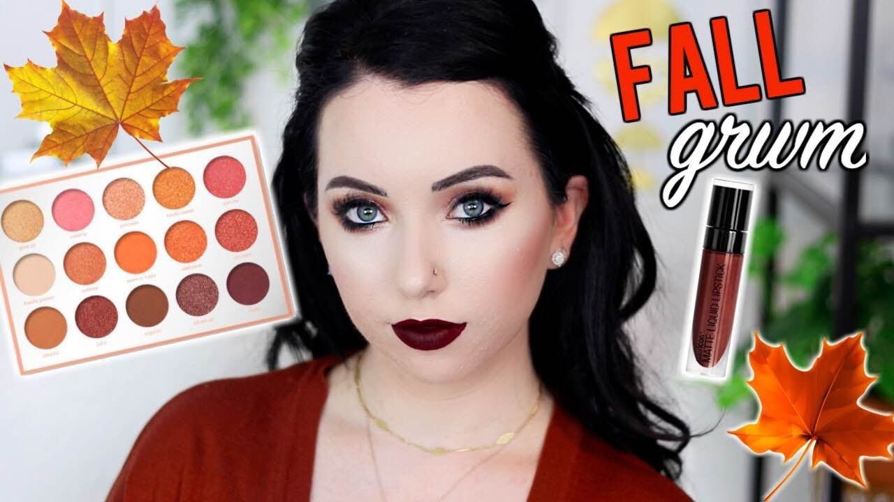 Shadow & Schmooze! Get Ready with Me | Vampy Fall Makeup using NEW Karity Just Peachy Palette!