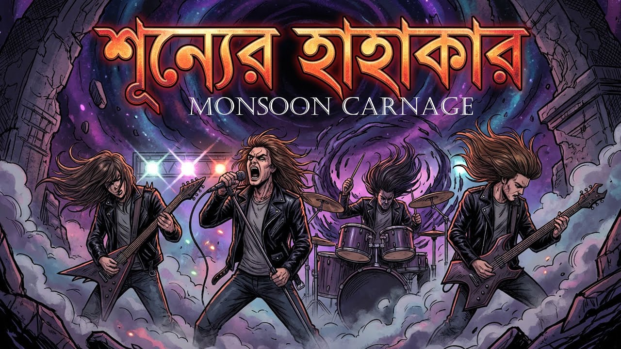 শুন্যের হাহাকার। Monsoon Carnage। Black Metal। Heavy Metal। Heavy Metal Song। Bangla Heavy Metal