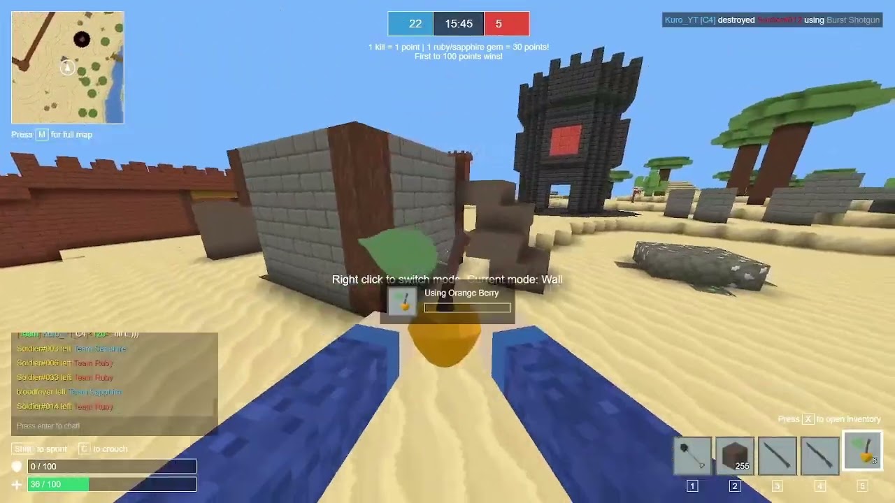 Múa shotgun trên nền nhạc Flo | Voxiom.io