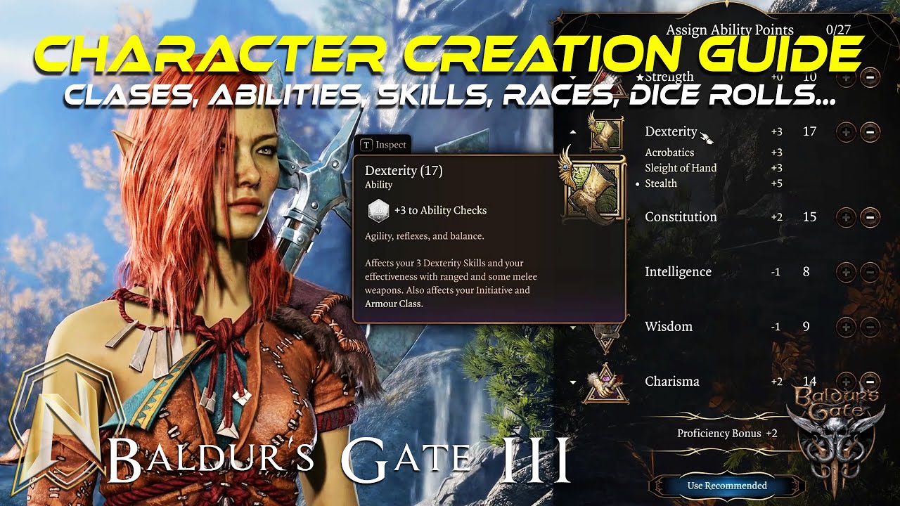 Baldur's Gate 3 Character Creation Guide - Skills, Abilities, Classes and more