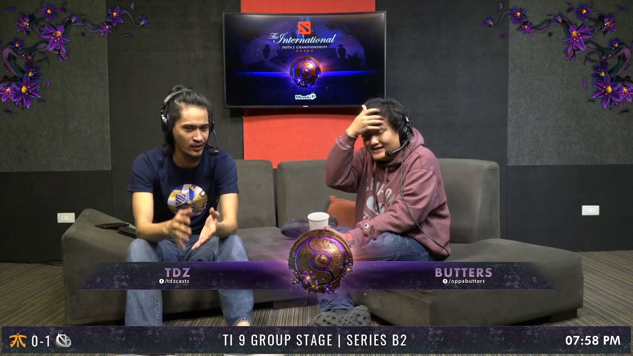 TI 9 Group Stage | Series B2 | Fnatic vs Vici Gaming | Game 2
